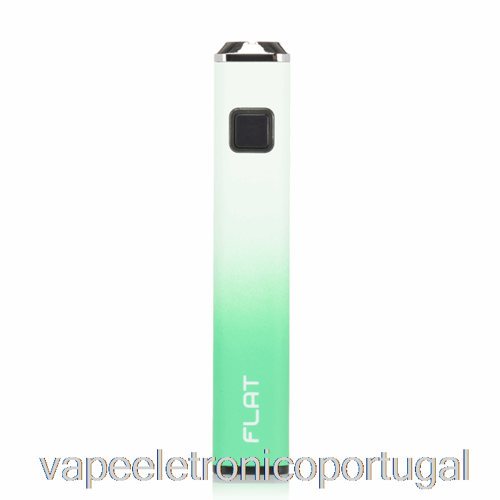 Vape Eletrônico Yocan Flat 510 Bateria Verde Branco
